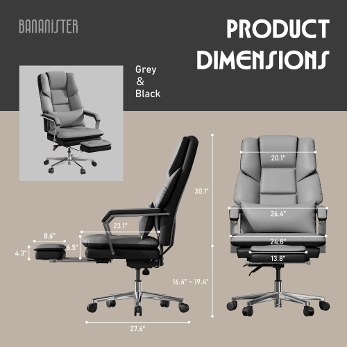 O279 Reclining Office Chair - Image 3