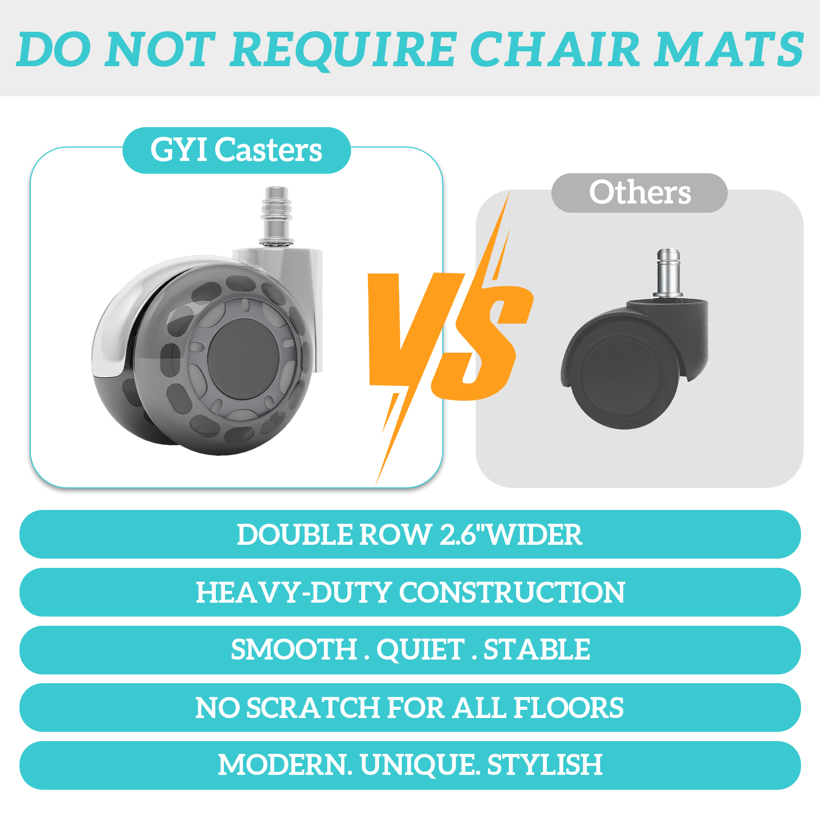 Solfway Big and Tall Office Chair 400 lbs, High Back PU Leather Executive Office Chair with Lumbar Support and Rubber Wheels, Flip-up Armrests Computer Desk Chairs, Gray - Image 7